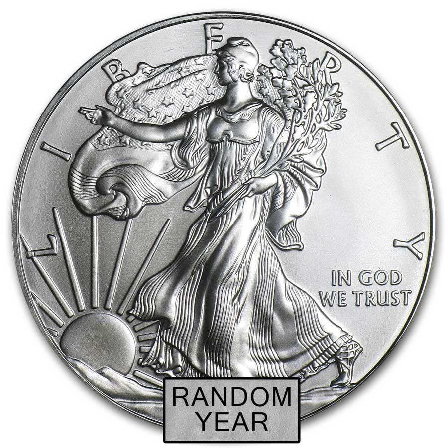 American Eagle - 1 Oz Silver Bullion UNC Coin (Type-1)