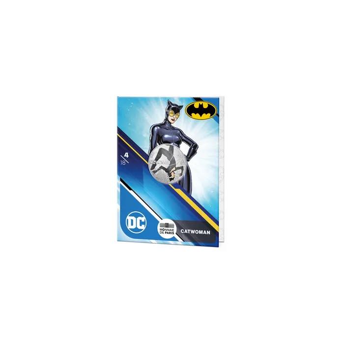 2025 France - DC Comics Series - Catwoman 90 Years Color Coin in Original Paris Mint Pack image 2