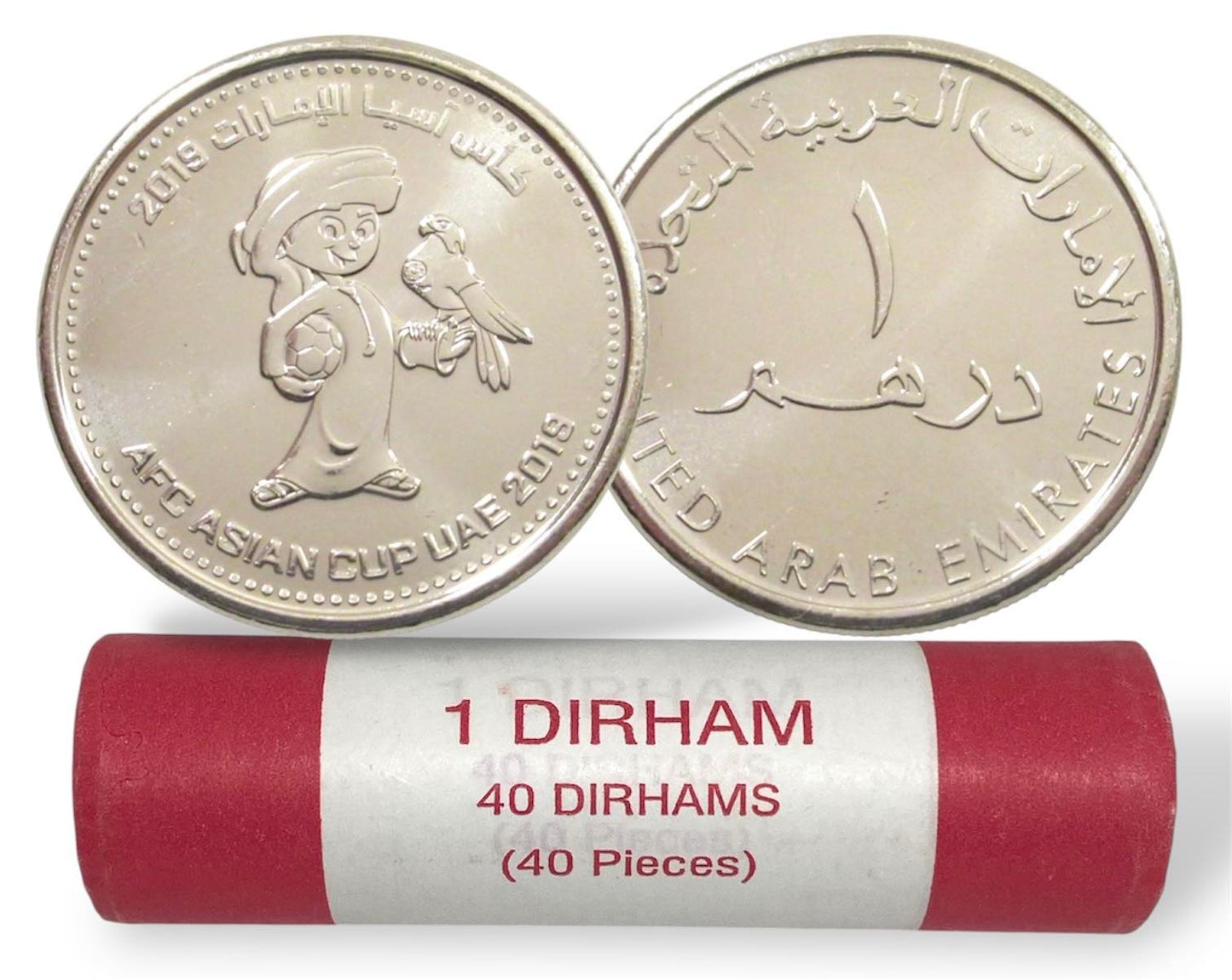 2019 United Arab Emirates - AFC Asian Cup 2019 Commemorative Coin Roll