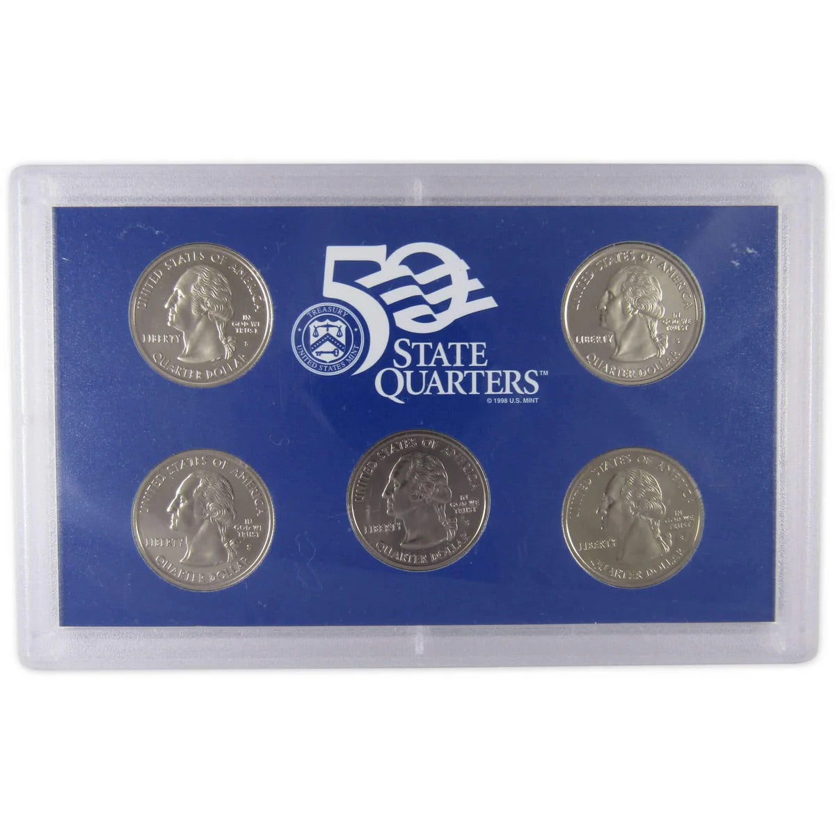 2002 USA - 10 Coins Mint Proof Set with COA