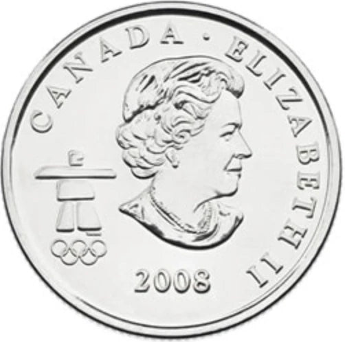 2008 Canada - 25 Cents - Vancouver 2010 Winter Olympics - Figure Skating