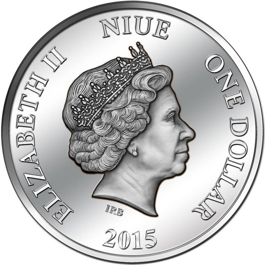 2015 Niue - Shirdi Sai Baba 1 Oz Silver Coin in Original Mint Pack image 1