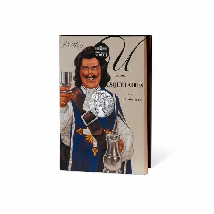 PORTHOS - The Three Musketeers - Silver Commemorative Coin in Original Mint Pack image 2