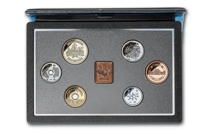 Japan Mint Standard 6 Coin Proof Set with Medal and COA - (Random Year) image 3