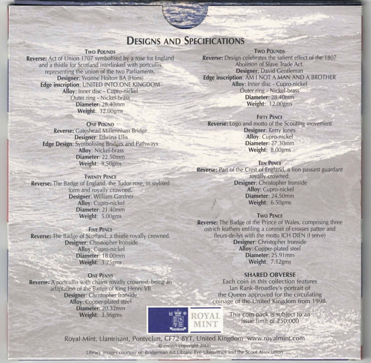 2007 UK - Brilliant Uncirculated Coin Set