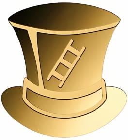 Chad - LUCKY HAT Shaped Commemorative Gold Coin in Original Mint Pack image 0