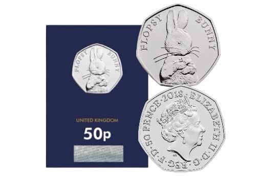 2018 United Kingdom – 50 Pence - Beatrix Potter - Flopsy Bunny