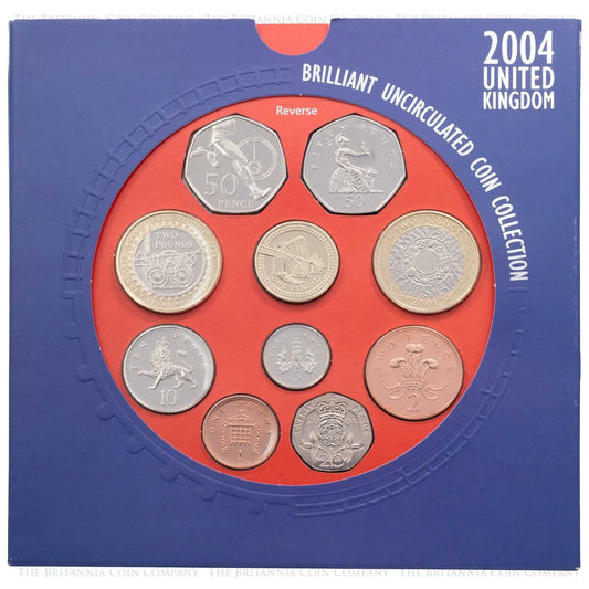 2004 United Kingdom – Brilliant Uncirculated Annual Coin Set