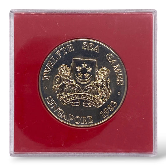 1983 Singapore – 5 Dollars - 12th South East Asia Games Singapore Coin