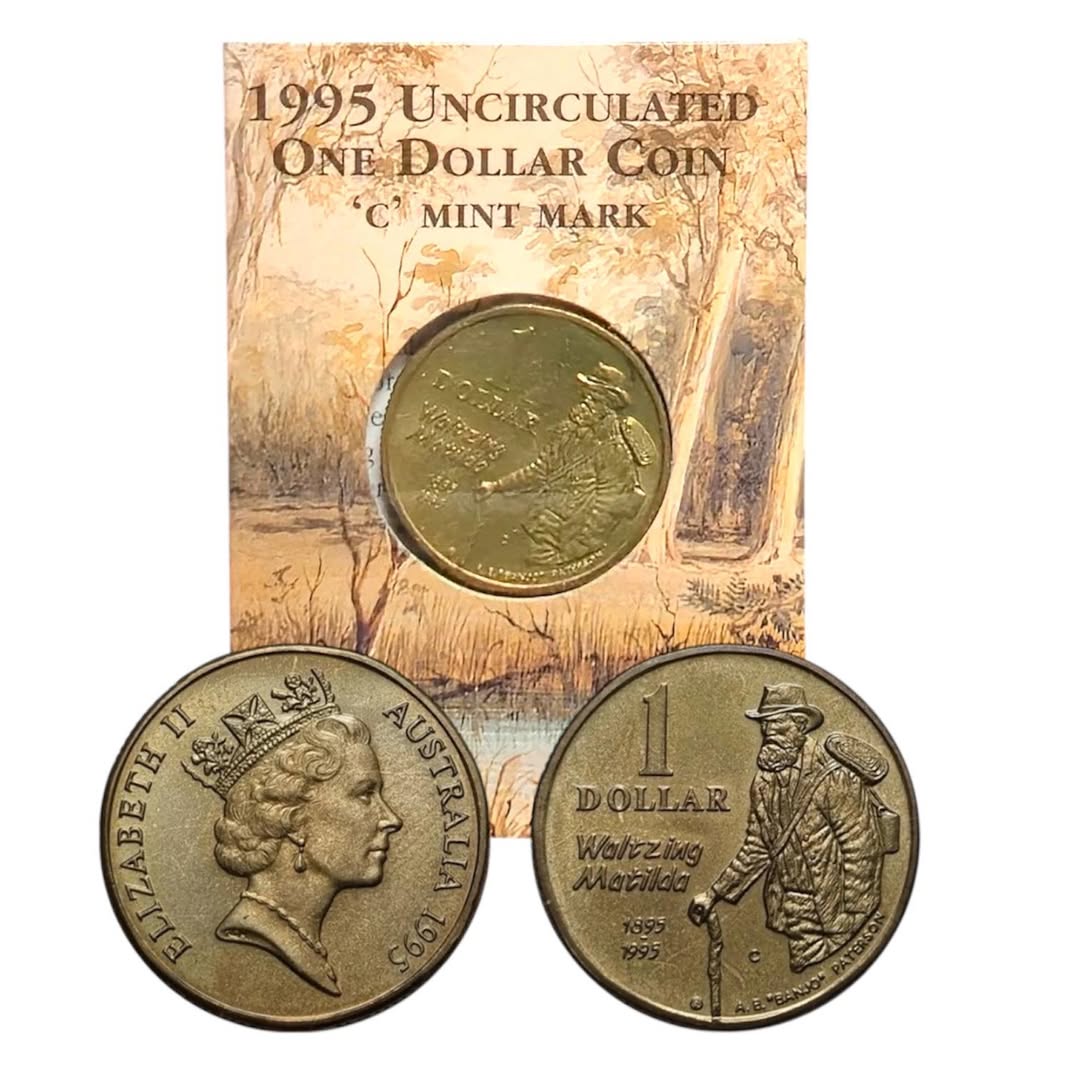 1995 Australia – 1 Dollar - Waltzing Matilda – Random Mintmark