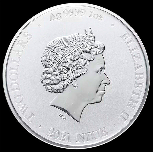 2021 Niue – 2 Dollars - 1 Oz Marvel Classic Superheroes – Hulk