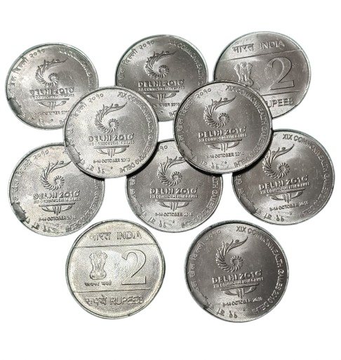 ₹2 Commonwealth Games Delhi - Cud Error UNC