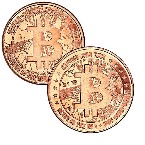 USA - 1 AVDP oz - Bitcoin Copper Round