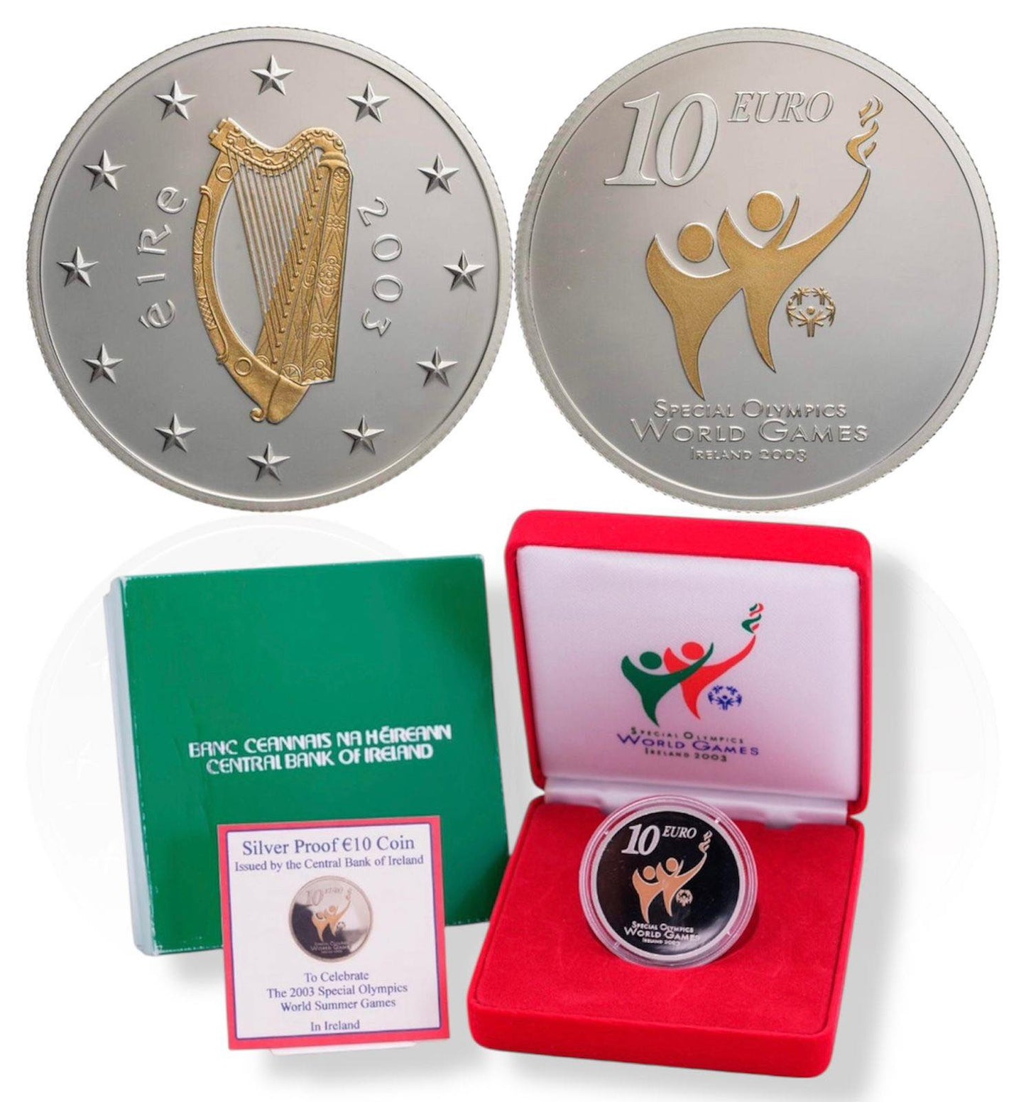 2003 Ireland – 10 Euro - Special Olympics World Games – Silver Proof