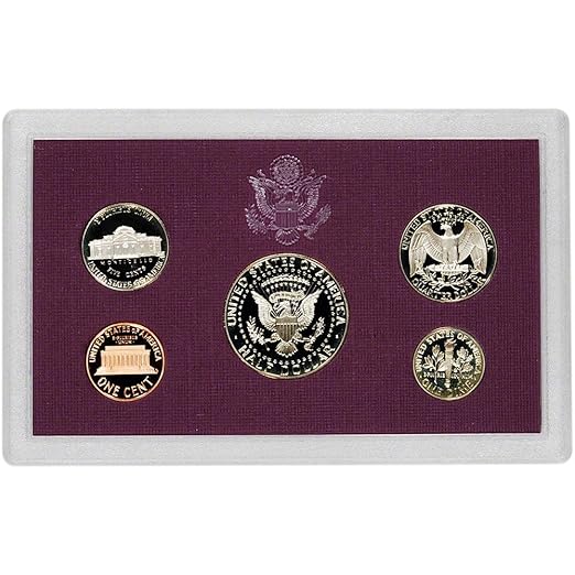 1989 USA - 5 Coins Mint Proof Set