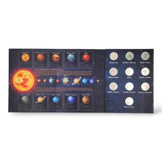 2022 Türkiye - 1 Kuruş - Solar System Commemorative Coin Set