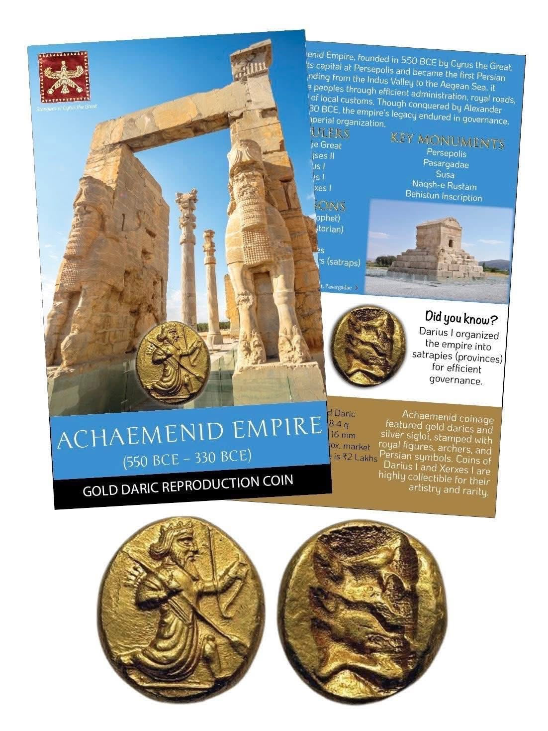 WORLD EMPIRES SET - 10 Dynasty Collector Coin Cards