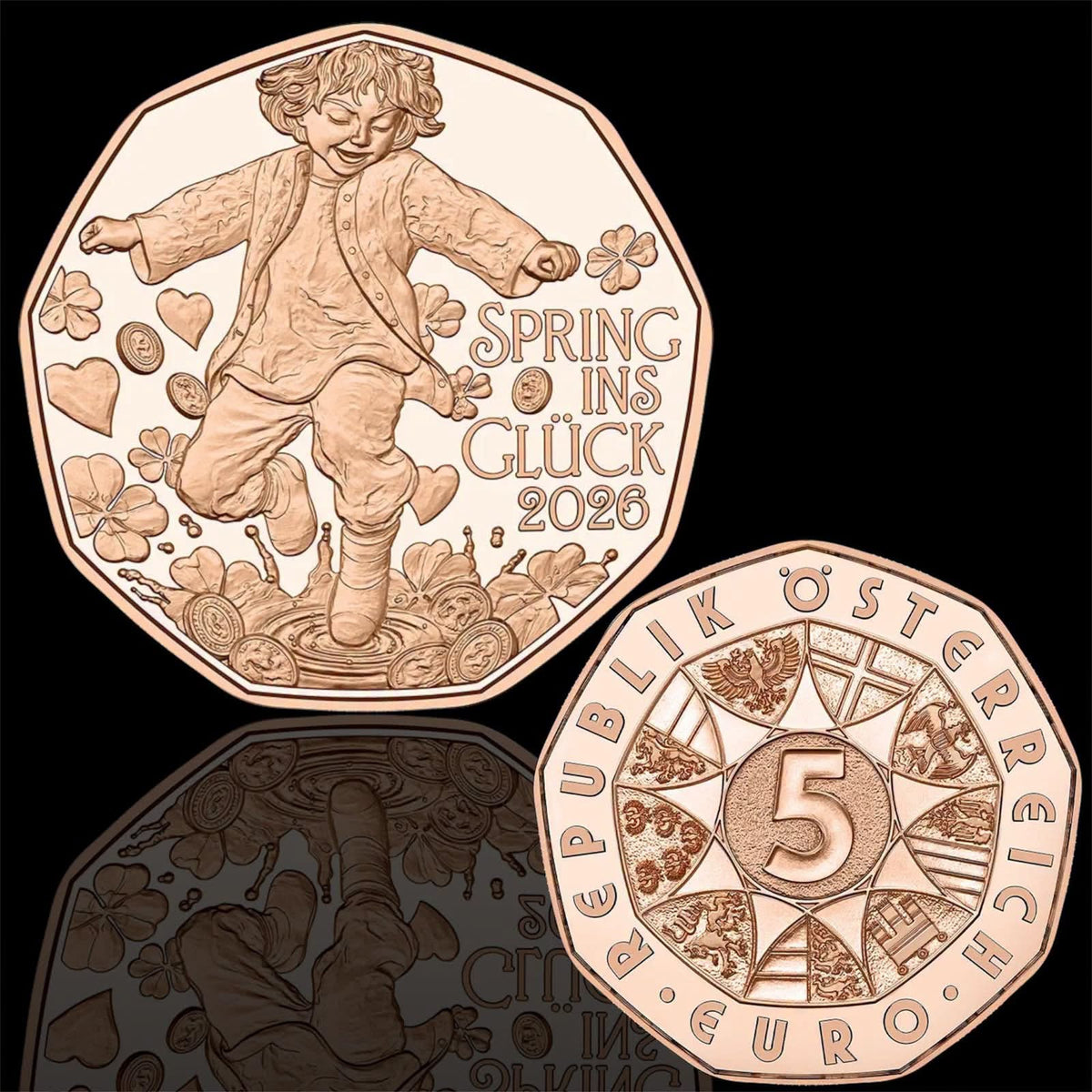 2026 Austria - €5 - Jump for Joy – Austria Copper Coin