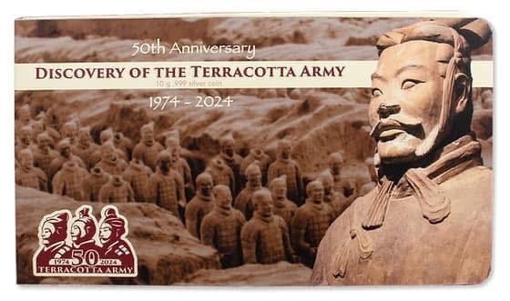 2024 Fiji - Terracota Army Silver Proof Coin in Original Mint Pack image 4