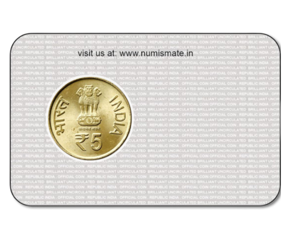 Rs.5 Shri Mata Vaishno Devi Shrine Board Commemorative Coin Card