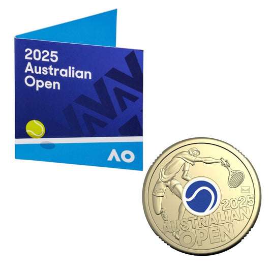2025 Australian Open – $2 - Privy Mark Folders (Set of 2)