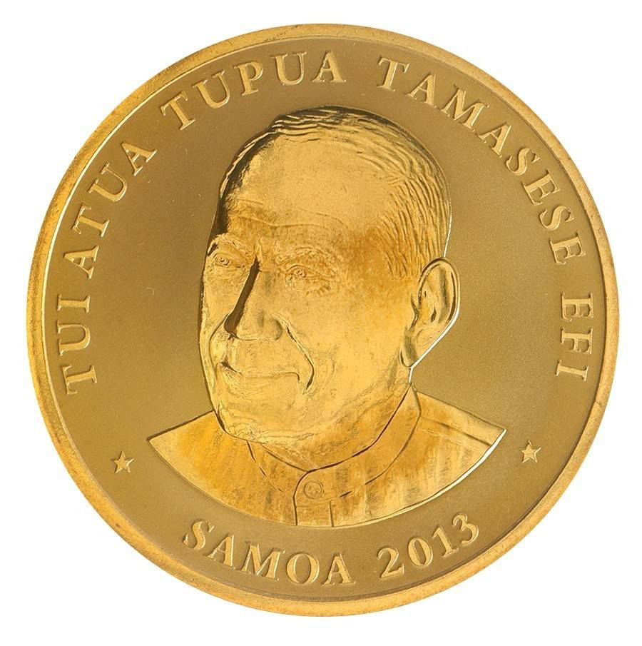 2013 Samoa – 1 Tala – Teuila Flower (Red Ginger)