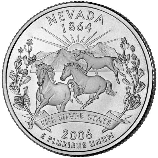 2006 USA – Nevada State Quarter Dollar UNC coin