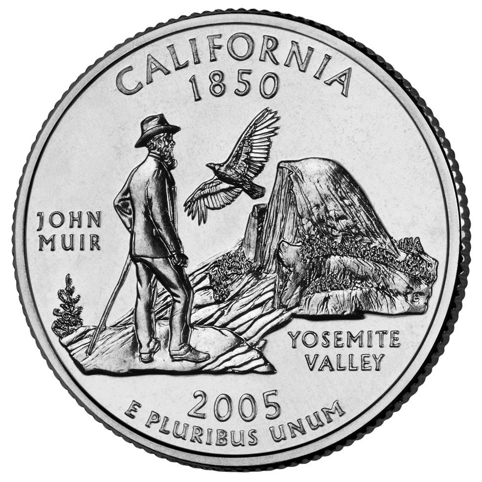 2005 USA – California State Quarter Dollar UNC coin