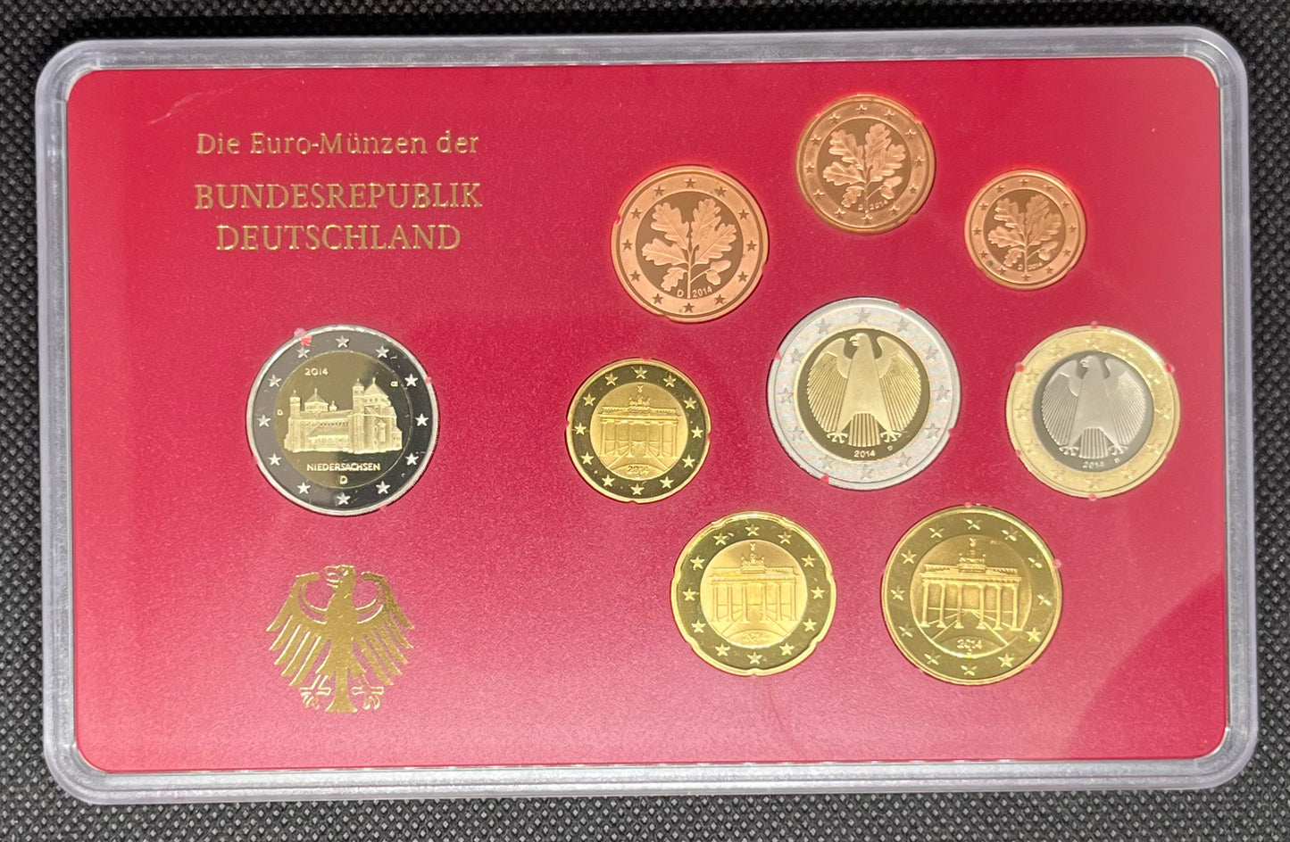 2014 Germany - 1c, 2c, 5c, 10c, 20c, 50c, €1, €2 - Euro Coin Set - Random Mint