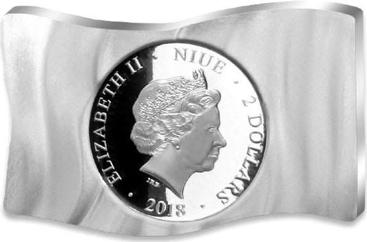 2018 Niue - Czech Republic Rectangular Shaped 1 Oz Silver Coin Pack