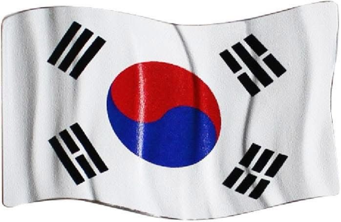 2018 Niue - South Korea Rectangular Shaped 1 Oz Silver Coin Pack