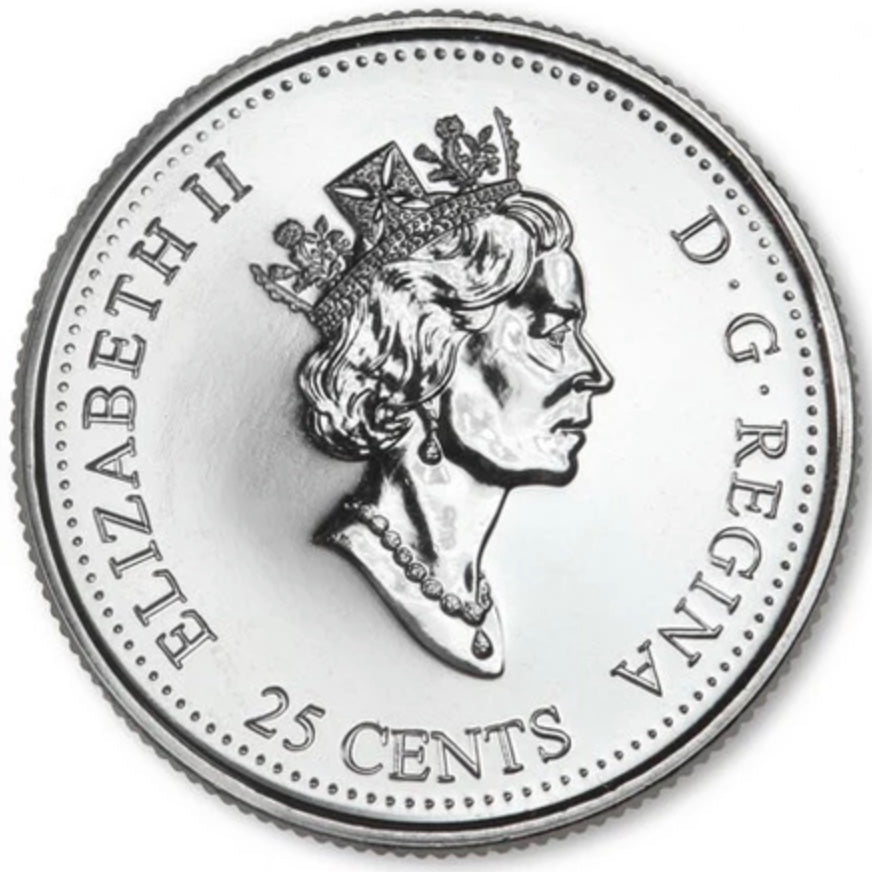 2000 Canada - 25 Cents - Millennium Quarters Series - Freedom