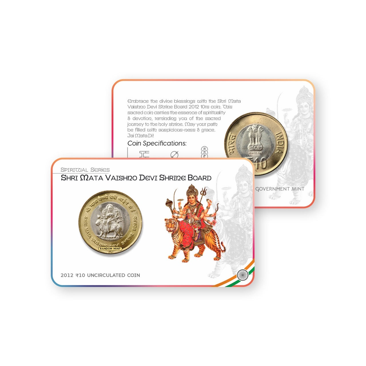 Rs.10 Special Edition Commemorative Coin Cards - Full Set of 15 Cards image 1