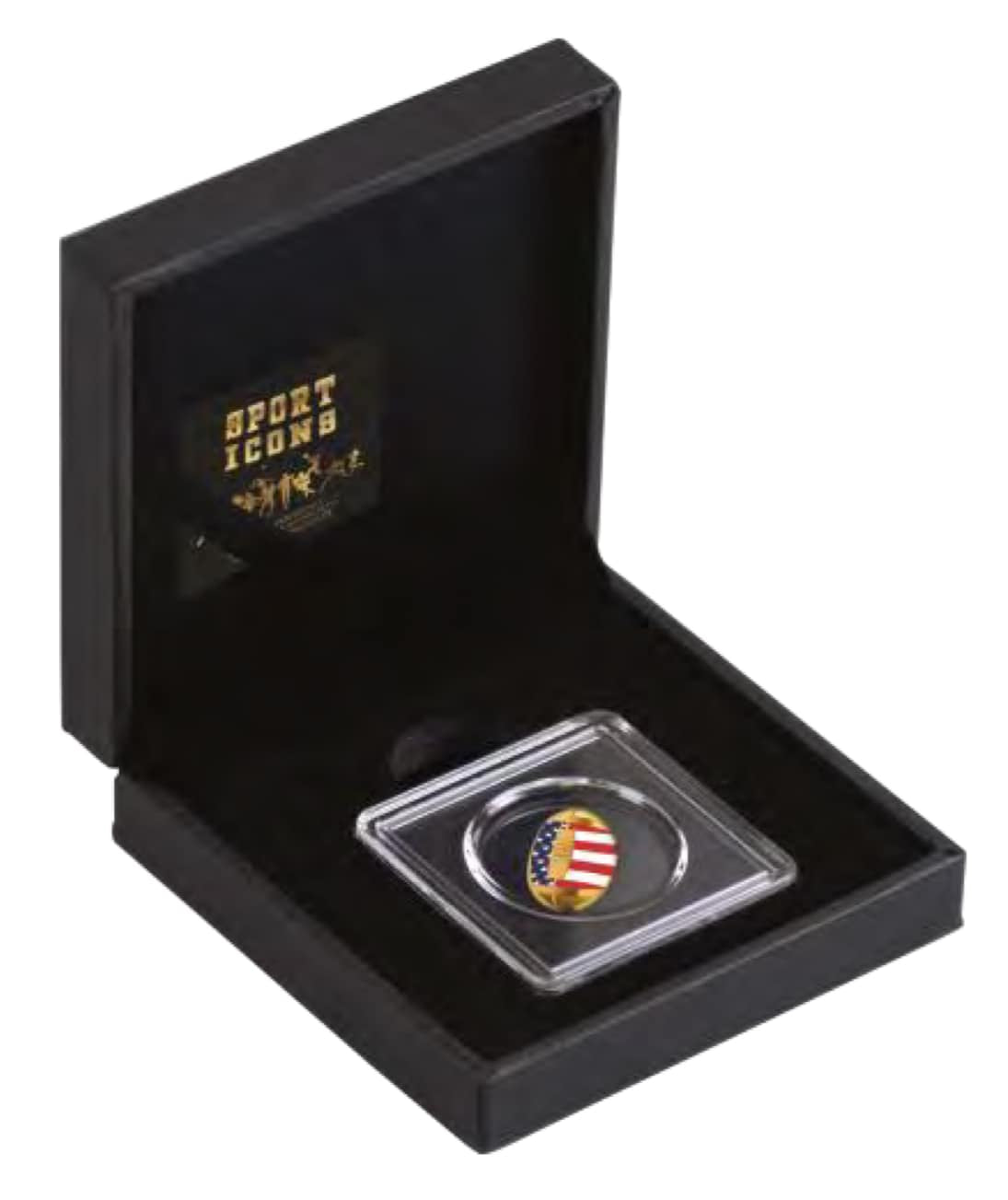 Chad - 2023 American Football Shaped Commemorative Gold Coin in Original Mint Pack image 2
