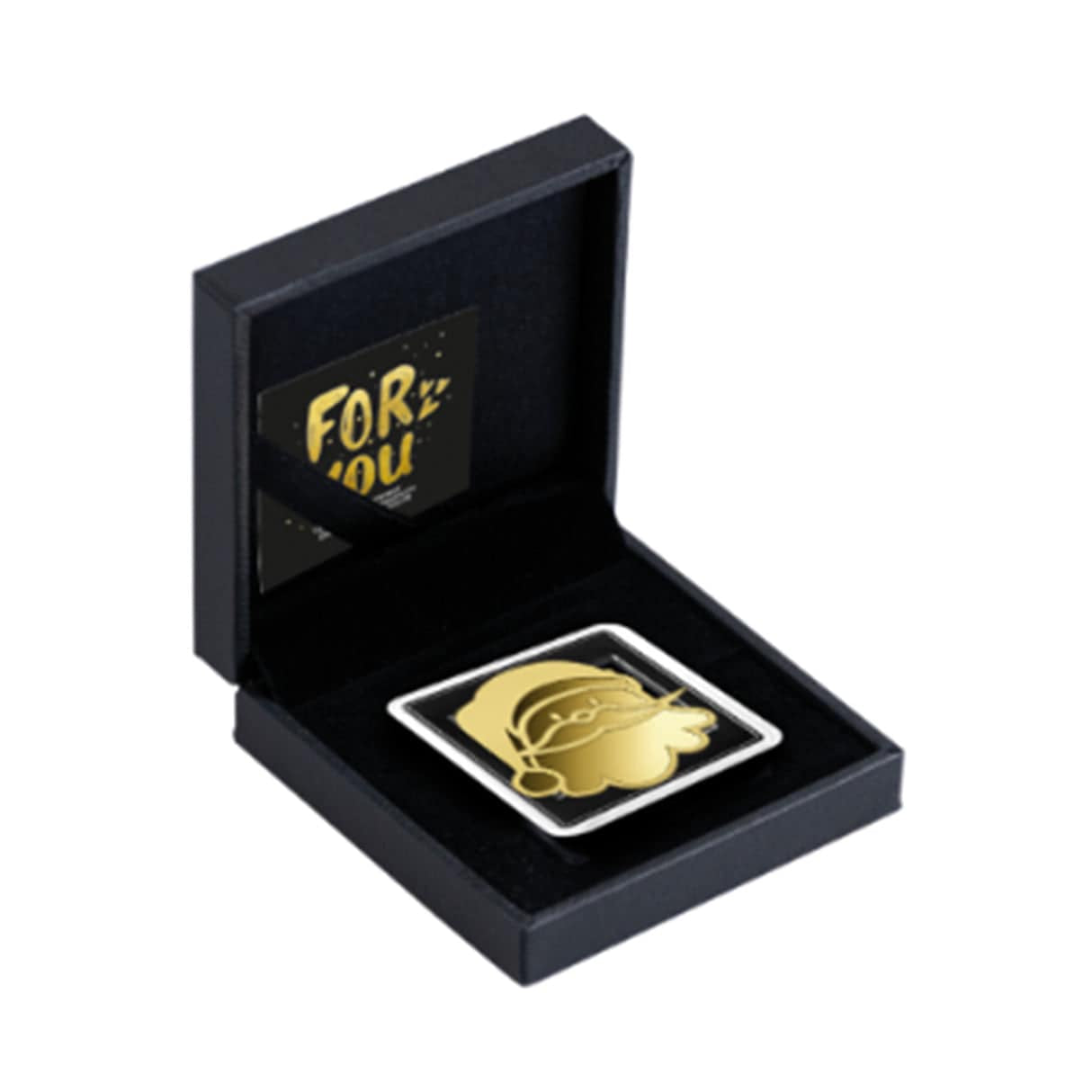 Chad - 2023 Santa Claus Shaped Commemorative Gold Coin in Original Mint Pack image 3