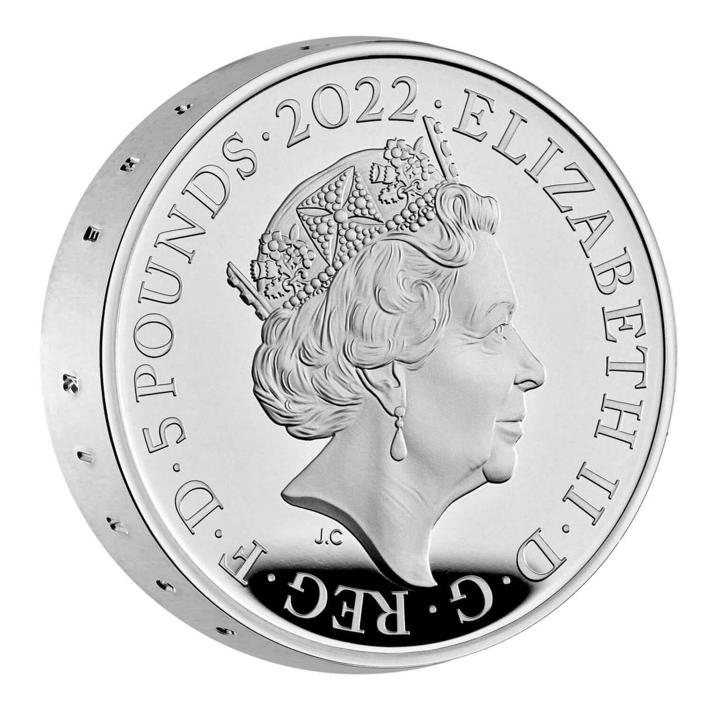 2022 The 100th Anniversary of The Discovery of Tutankhamun Tomb Silver Proof Piedfort Coin in Royal Mint Original Pack image 1