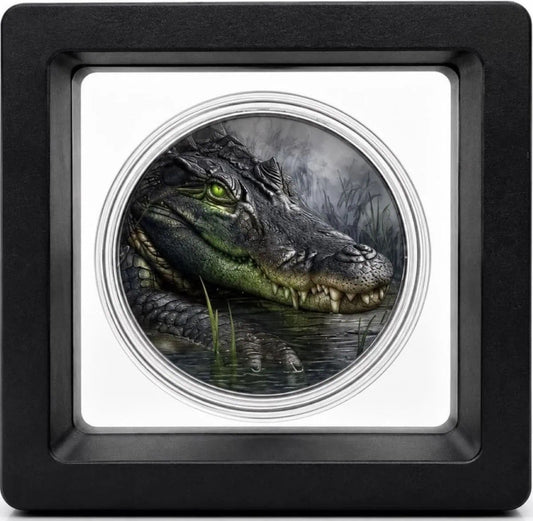 2026 Ghana - 1 Cedi - Crocodile – Colorized Copper Coin