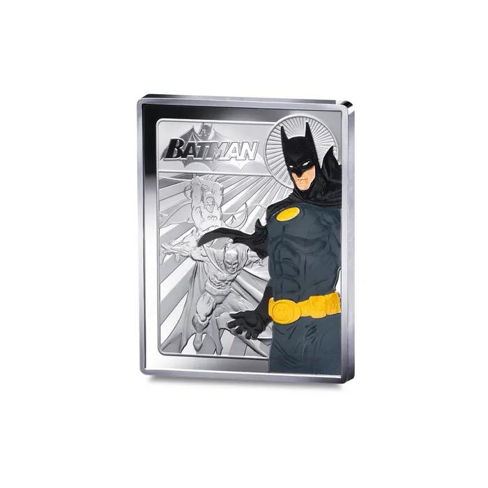 2025 France - DC Comics Series - Batman 90 Years Rectangular Color Coin in Original Paris Mint Pack image 0