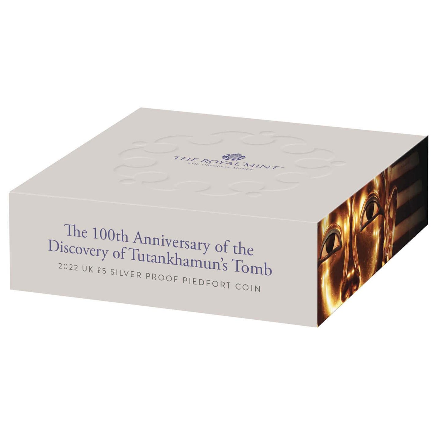 2022 The 100th Anniversary of The Discovery of Tutankhamun Tomb Silver Proof Piedfort Coin in Royal Mint Original Pack image 4