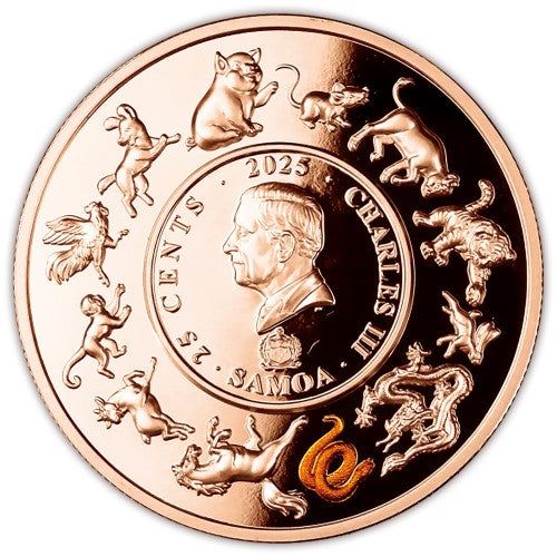 KSITIGARBHA: Protector of Children & Travellers Buddha Piedfort Commemorative Coin with Original Mint Pack image 1