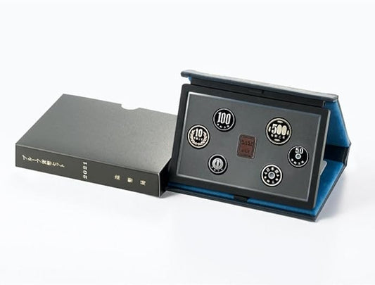 Japan Mint Standard 6 Coin Proof Set with Medal and COA - (Random Year) image 2