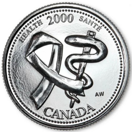 2000 Canada - 25 Cents - Millennium Quarters Series - Health