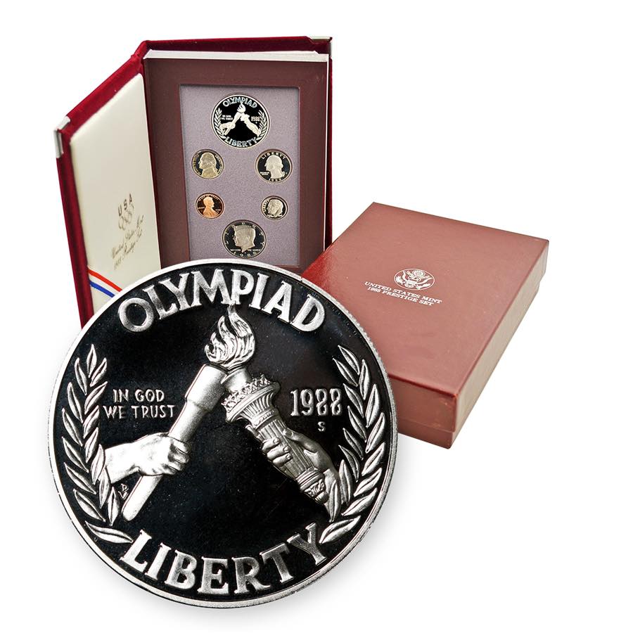 1988 U.S. Prestige Proof Set – Seoul Olympics Commemorative Silver