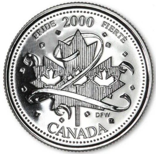 2000 Canada - 25 Cents - Millennium Quarters Series - Pride