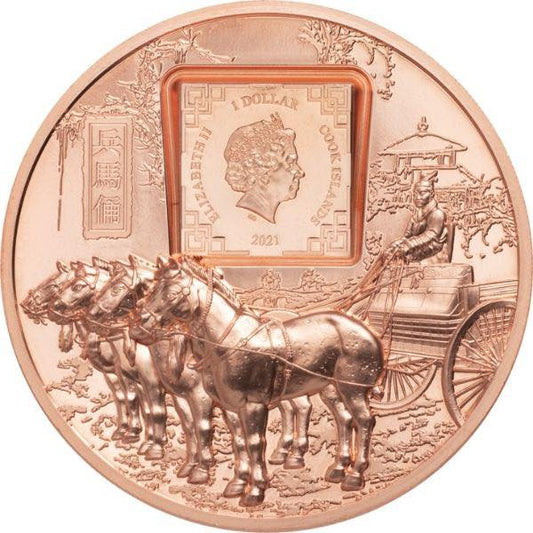 2021 Cook Islands - Terracotta Warriors (Copper)