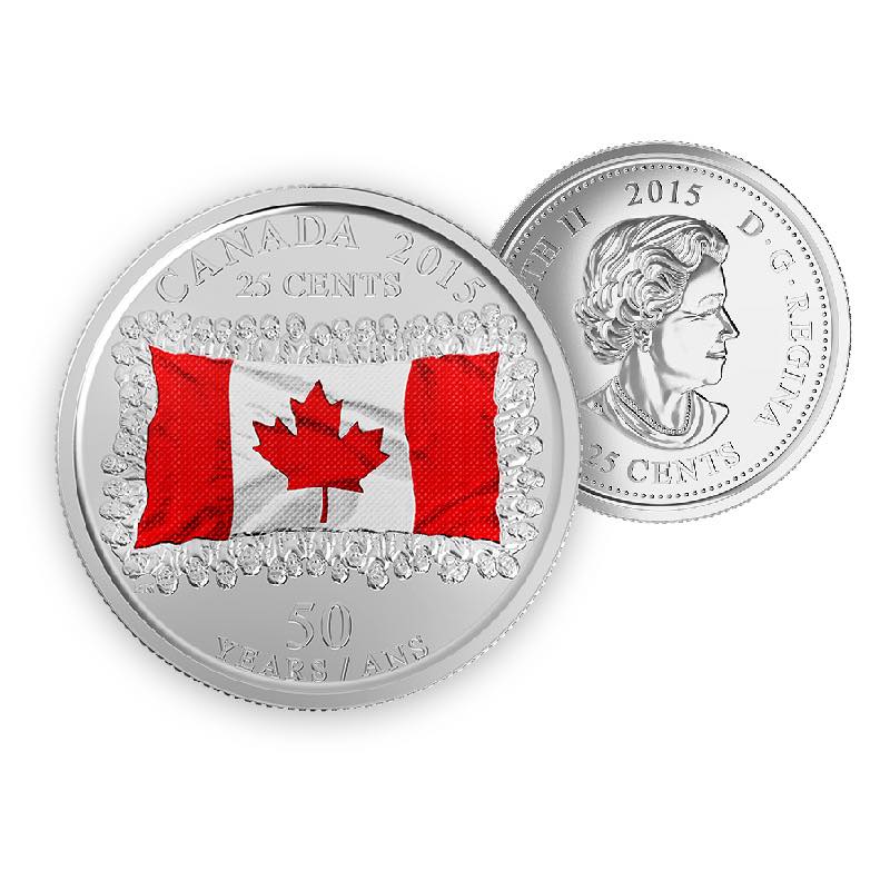 2015 Canada - 50th Anniversary of the Canadian Flag