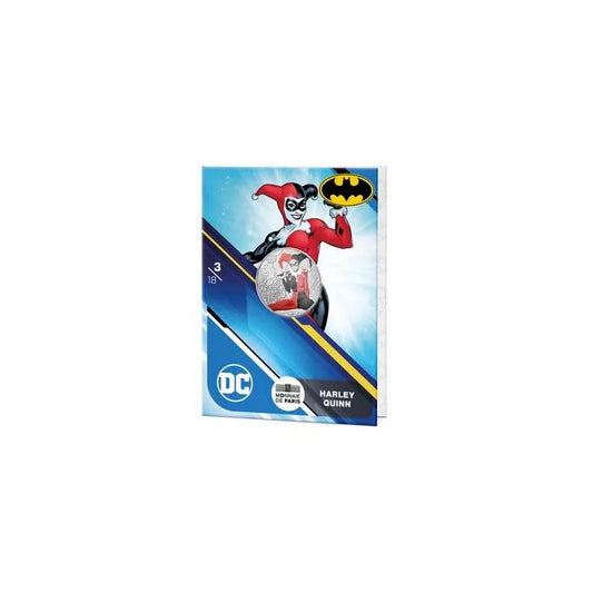 2025 France - DC Comics Series - Harley Quinn 90 Years Color Coin in Original Paris Mint Pack image 1