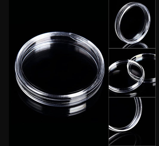 NUMISMATE 100 Pieces 30mm Premium Coin Capsules with Black Foam Gasket and Plastic Storage Organizer Box for Coin Collection Supplies, and 5 Sizes (17/20/25/27/30mm) Coins Holder for Collectors image 1