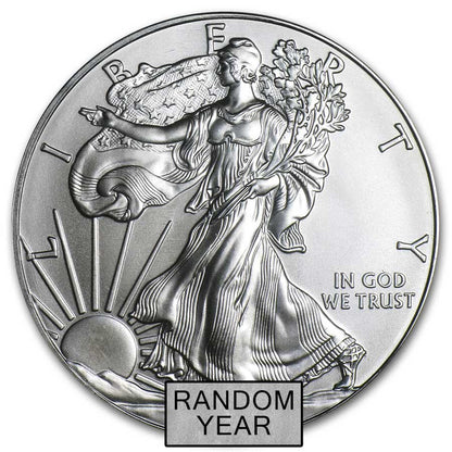 American Eagle - 1 Oz Silver Bullion UNC Coin (Type-1)