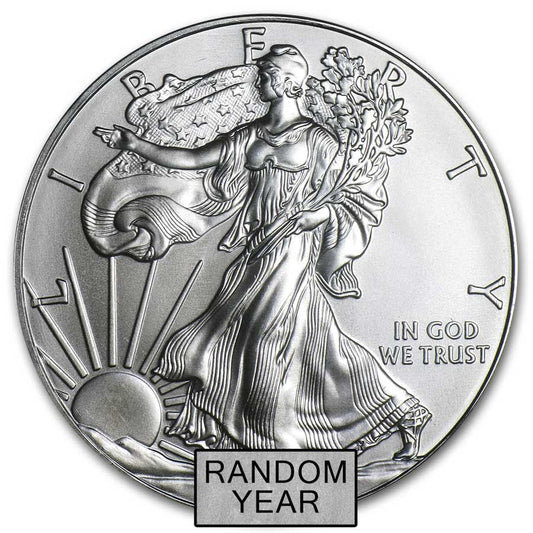 American Eagle - 1 Oz Silver Bullion UNC Coin (Type-1)